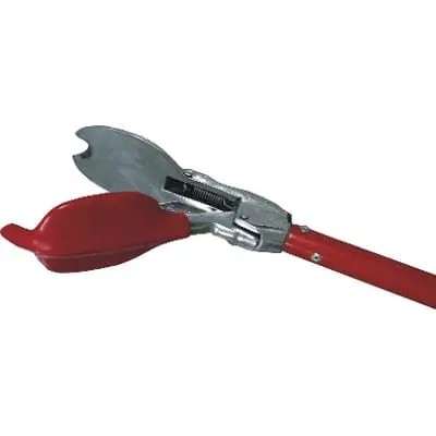 Herramientas para la manipulación y restricción de serpientes; Pinza hepetológica de mandíbula plana