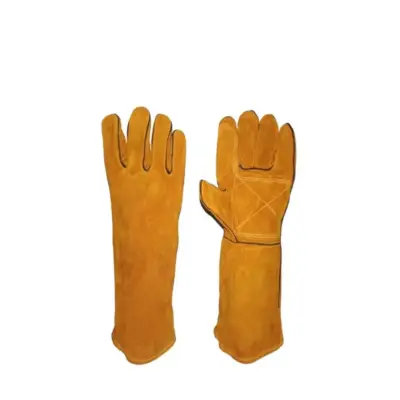 Guantes de seguridad en carnaza para manipulación de animales