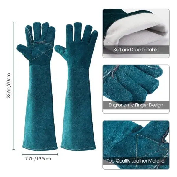 Guantes para manejo de fauna