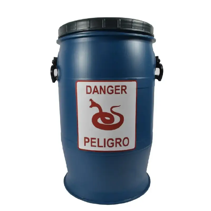 Caneca de Seguridad para Serpientes – 40L con Tapa Rosca Perforada