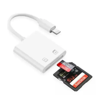 Lector de Tarjetas MicroSD Dual para iPhone – Complemento Perfecto para Cámaras Trampa